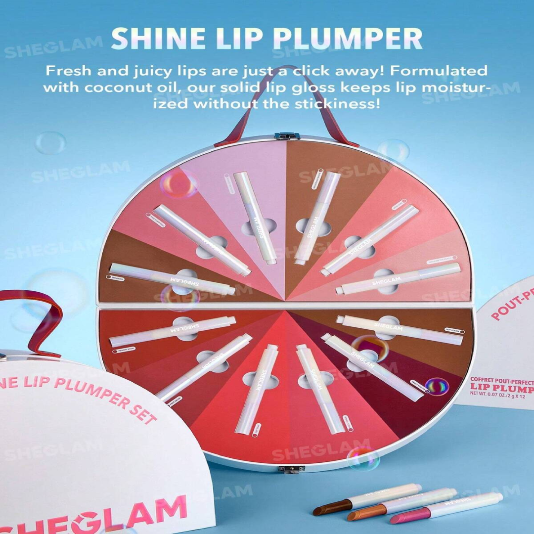SHEGLAM Pout-Perfect Shine Lip Plumper Set