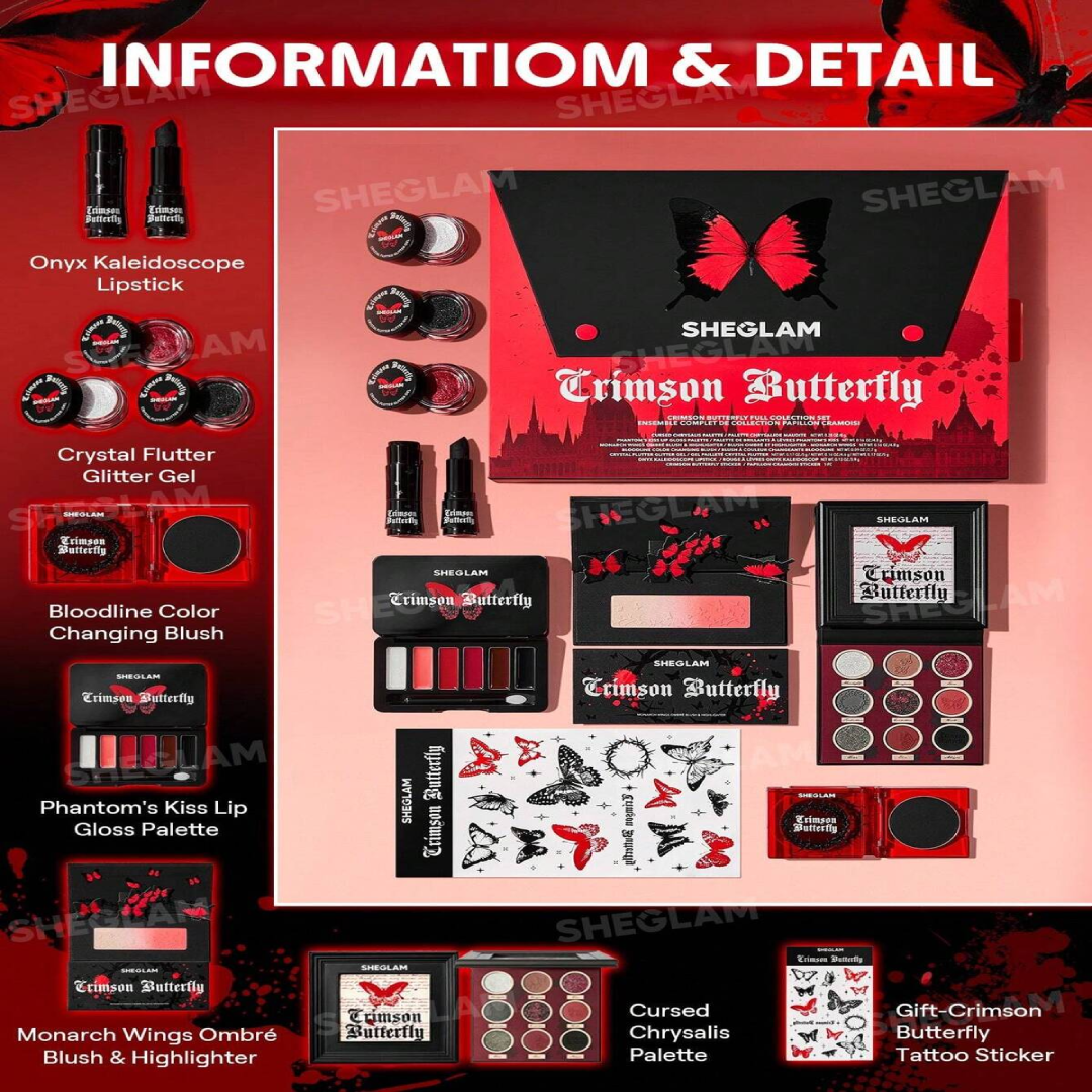 SHEGLAM Crimson Butterfly Collection