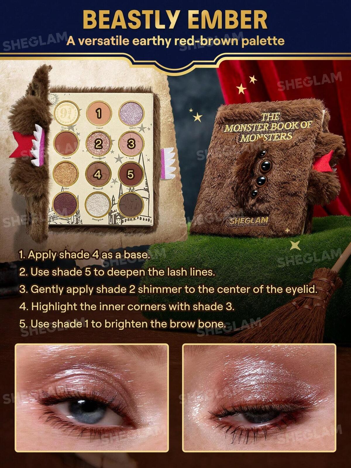 Harry Potter™ x SHEGLAM Monster Book of Monsters Palette