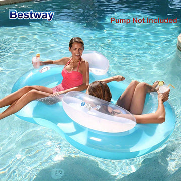 Bestway 43009 Double Pillow Octagonal Floating Ring