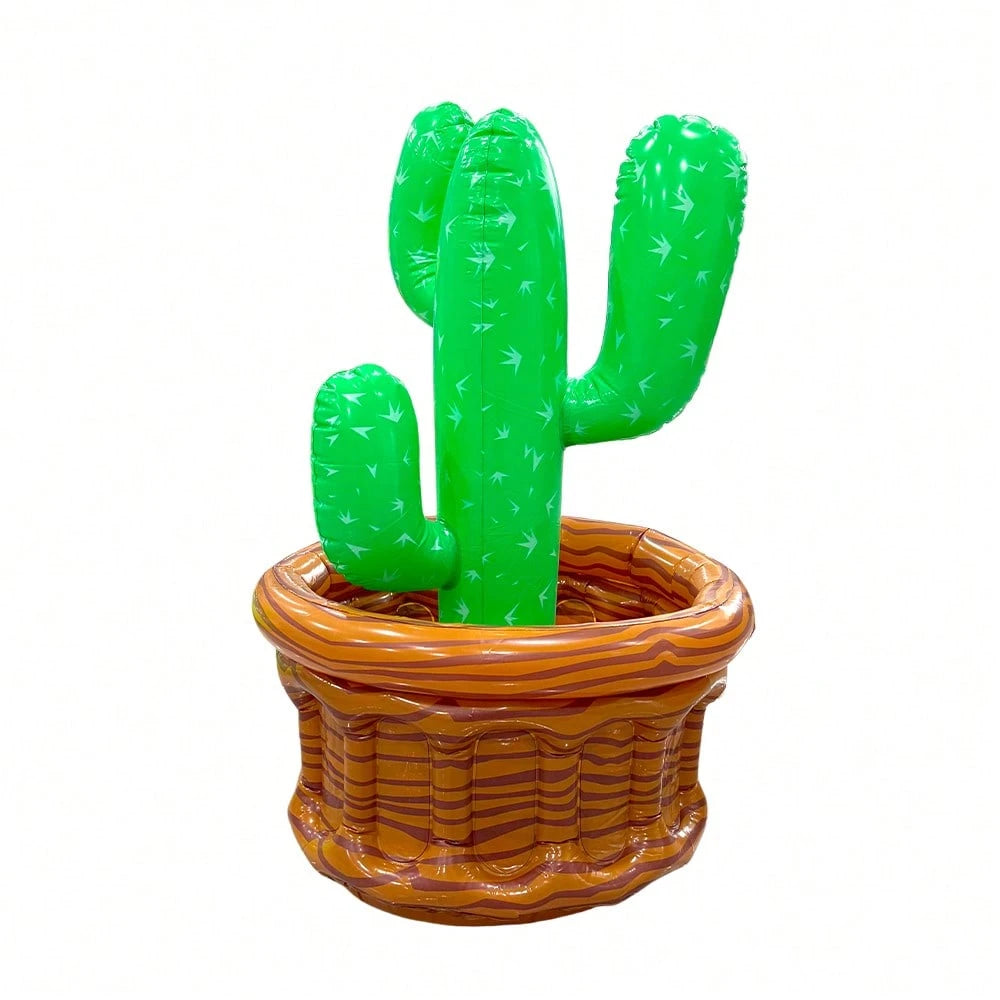 1pc Inflatable Coconut Tree & Cactus Beverage Cooler