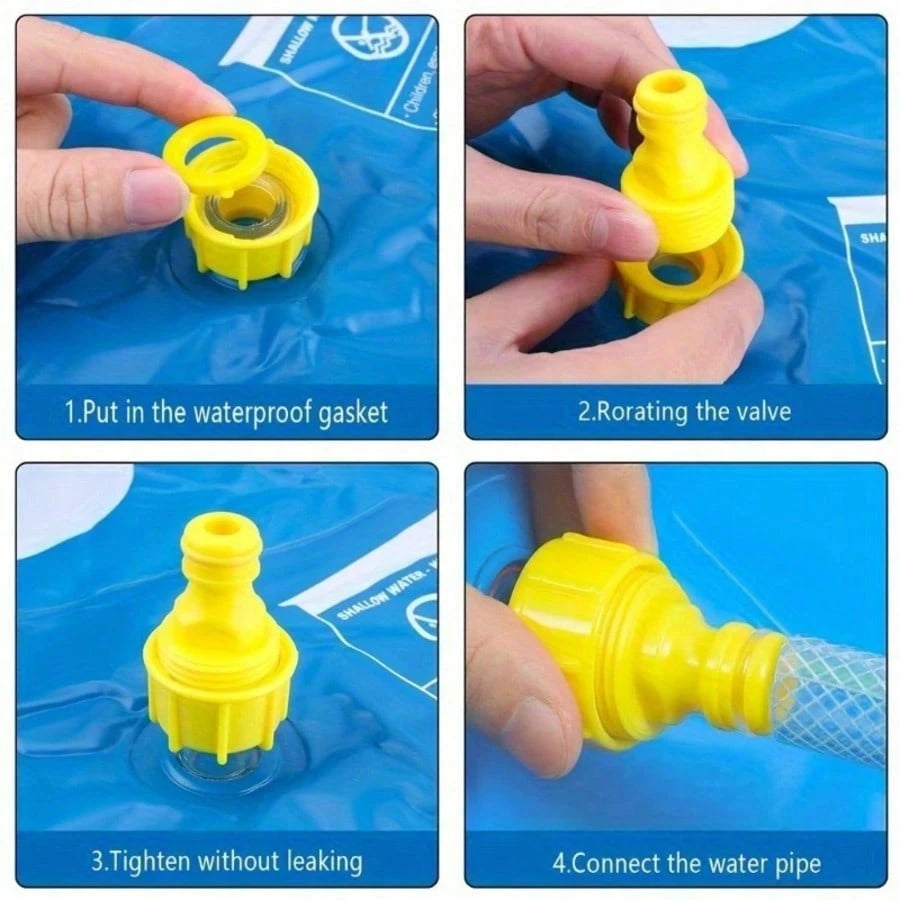 Outdoor Toy - Portable Swimming Pool With Water Sprinkler