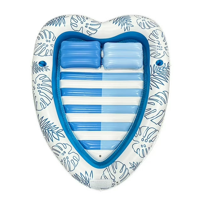 1pc Inflatable Heart-Shaped Pool Float