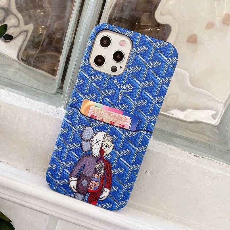 Goyard Phone Case for iPhone 11 & 12 & 13 Versions