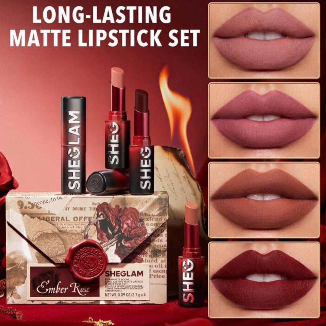 SHEGLAM Dynamatte Boom Lipstick Set
