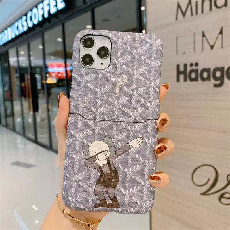 Goyard Phone Case for iPhone 11 & 12 & 13 Versions