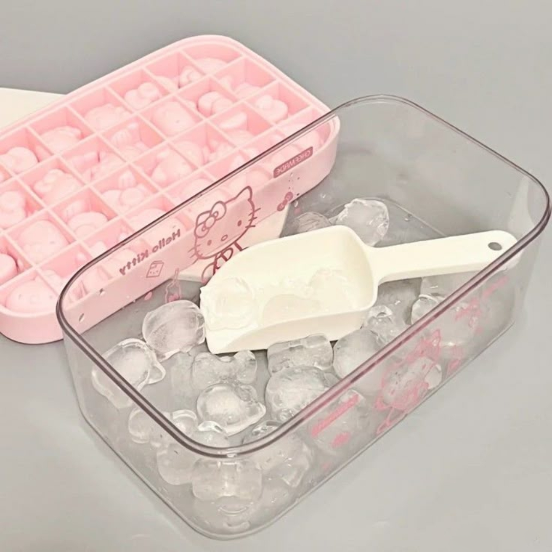 Hello Kitty-themed ice cube