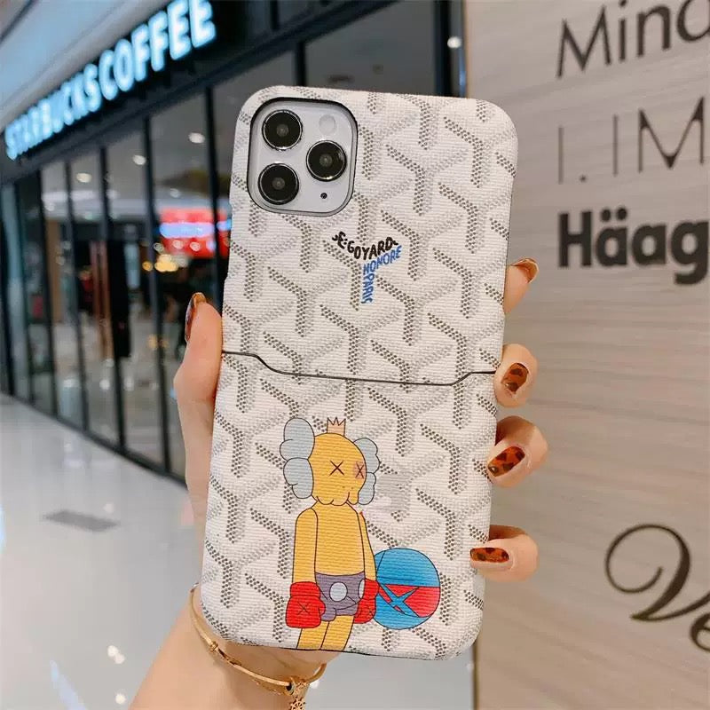 Goyard Phone Case for iPhone 11 & 12 & 13 Versions