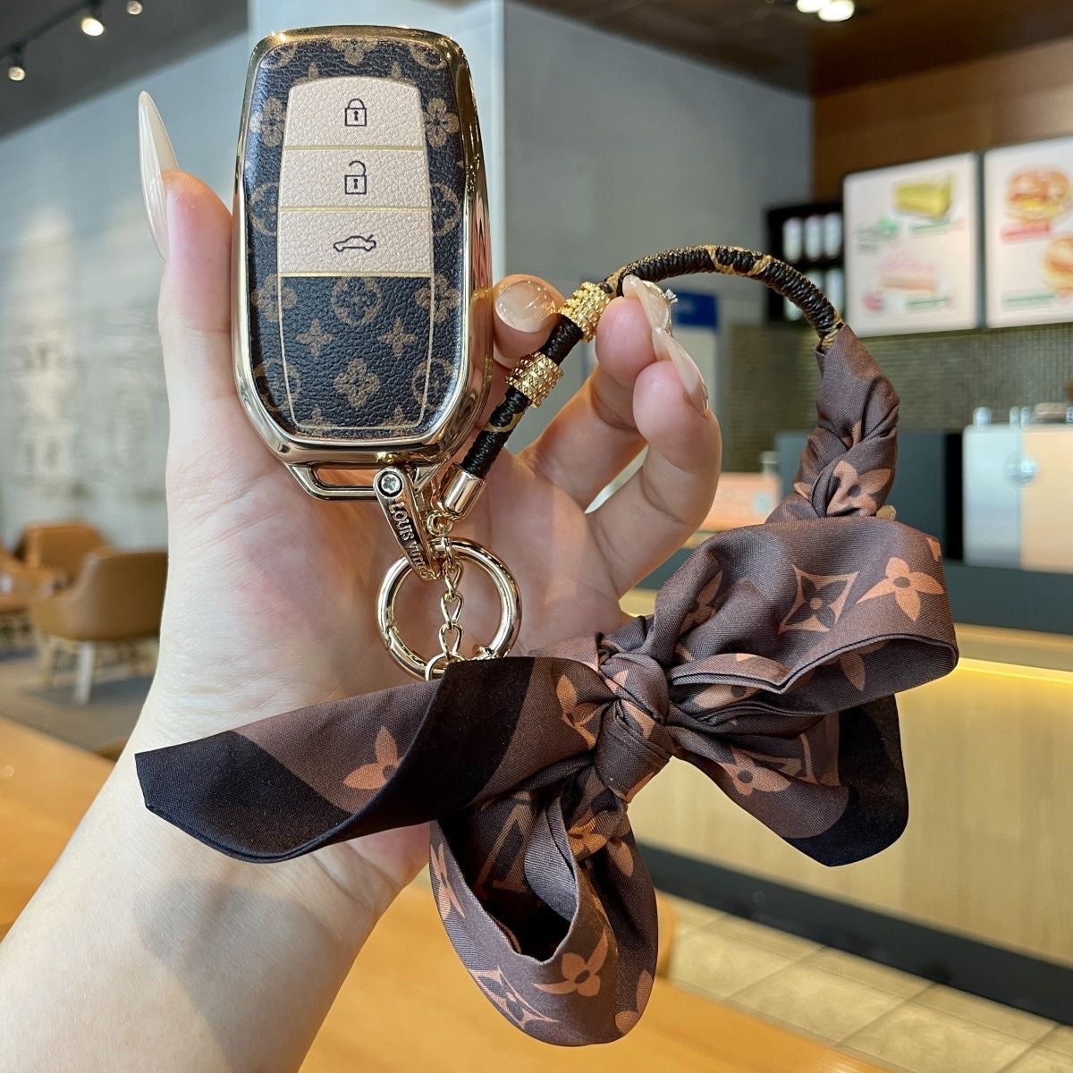 Louis Vuitton car key cover. - Blend Gifts