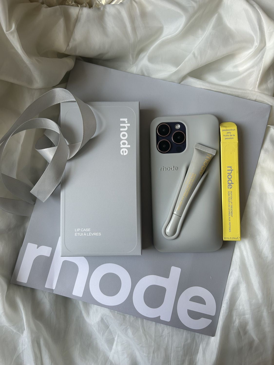 rhode phone case + lipstick rhode phone case + lipstick