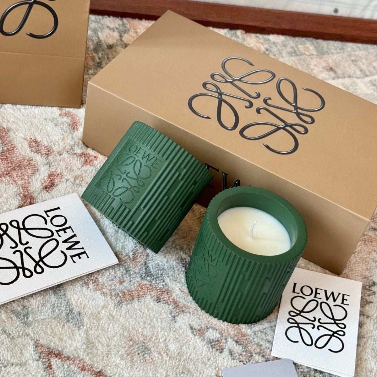 Loewe Green Candle Set Blend Gifts