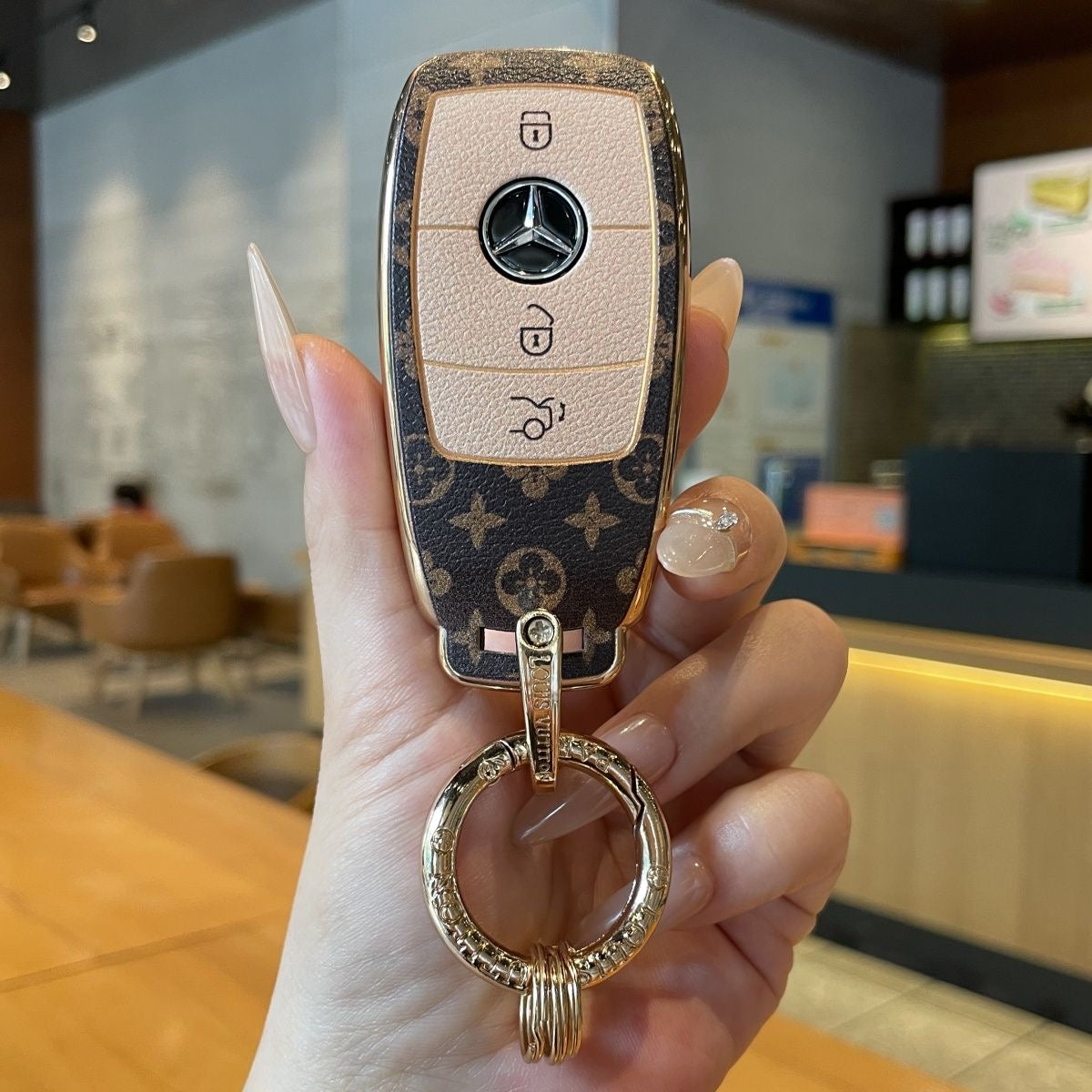 Louis Vuitton Mercedes key cover.