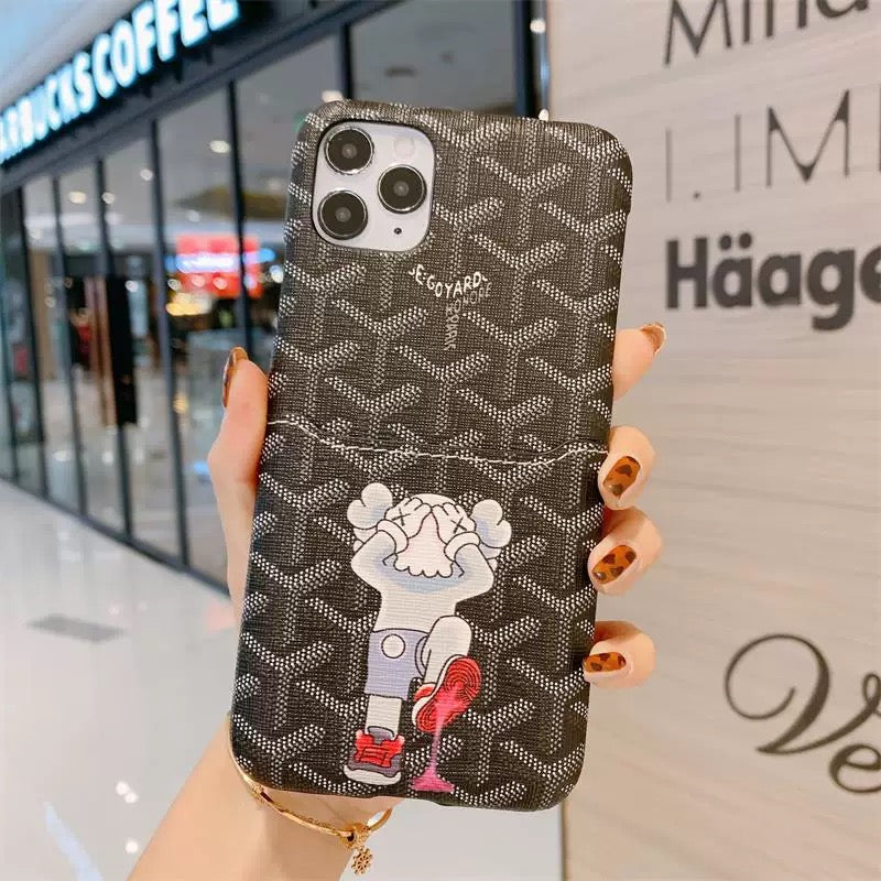 Goyard Phone Case for iPhone 11 & 12 & 13 Versions