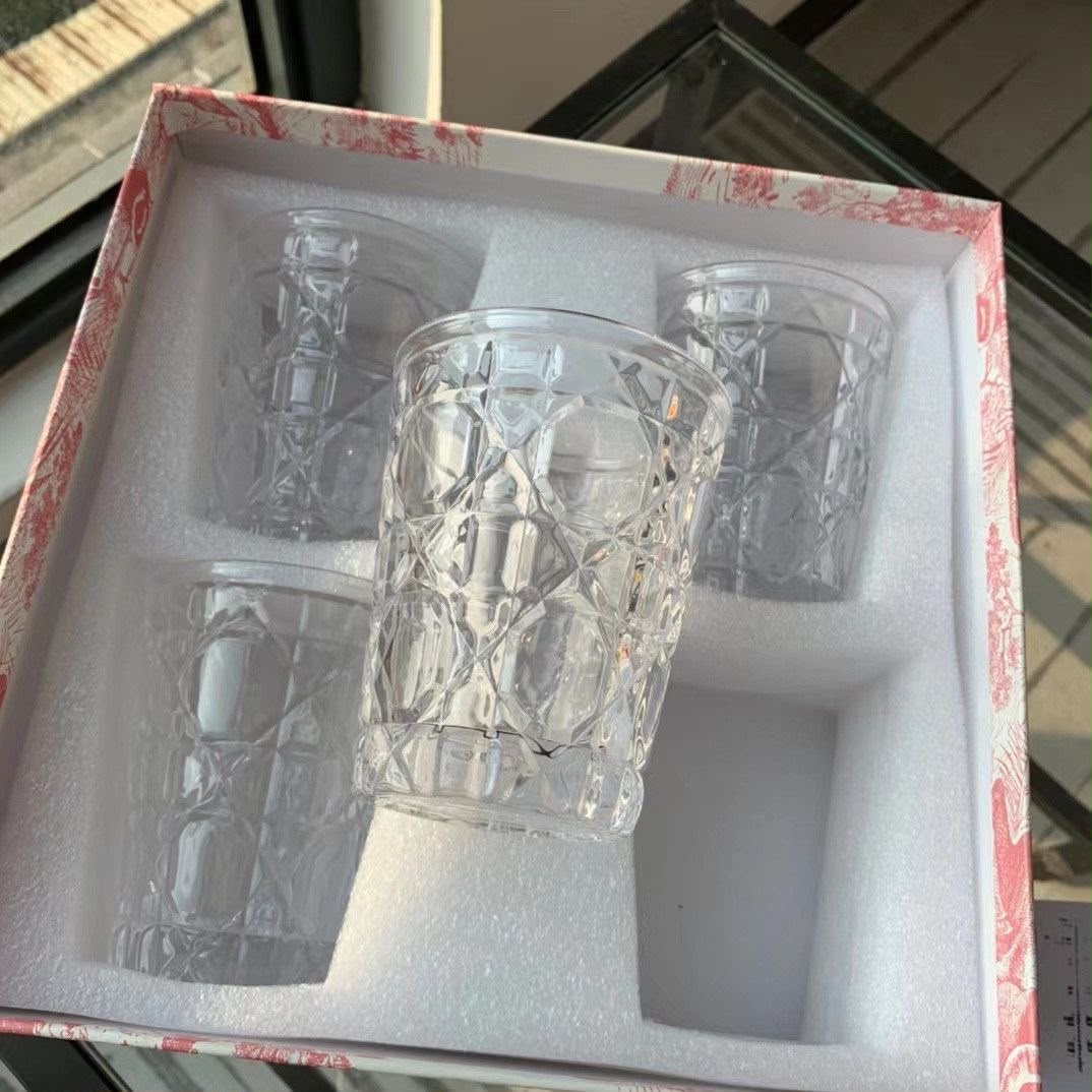 Dior Juice Glass Hand Cut Lead Free Crystal Glass