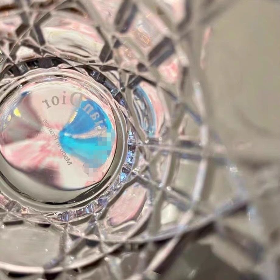 Dior Juice Glass Hand Cut Lead Free Crystal Glass