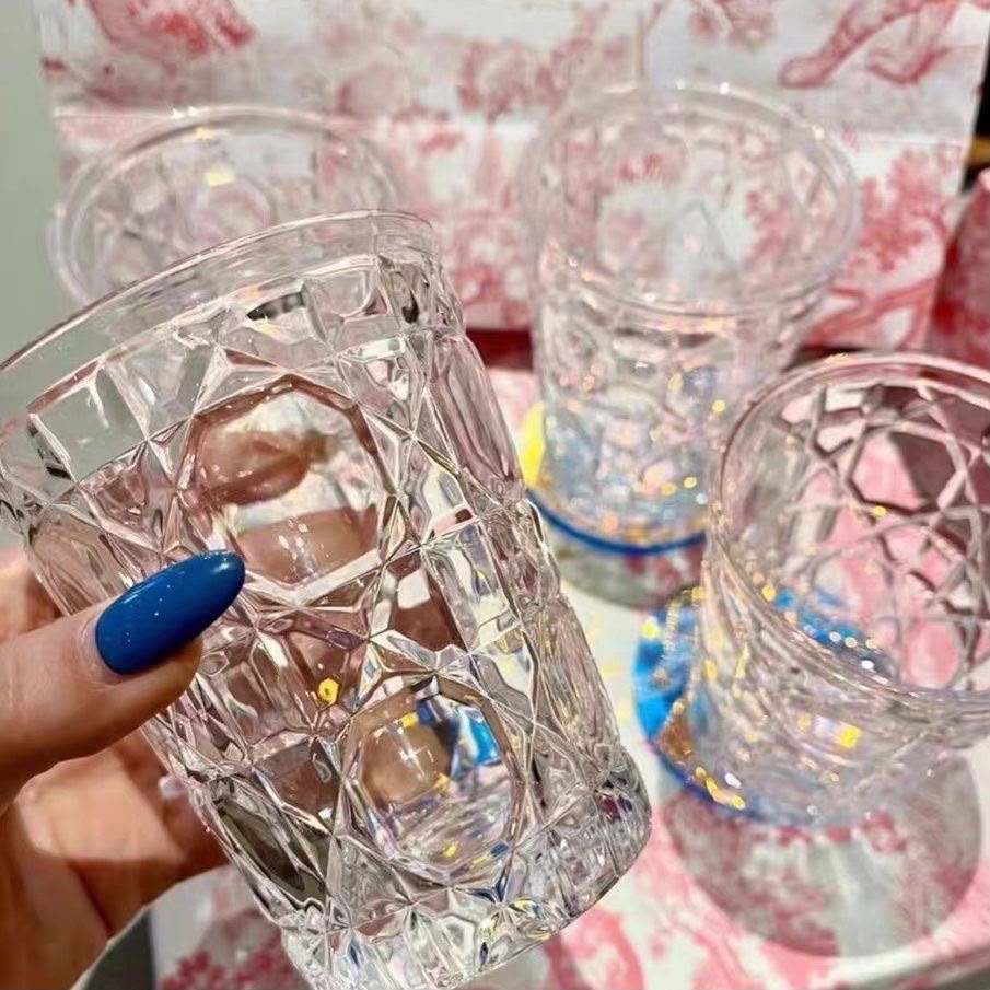 Dior Juice Glass Hand Cut Lead Free Crystal Glass