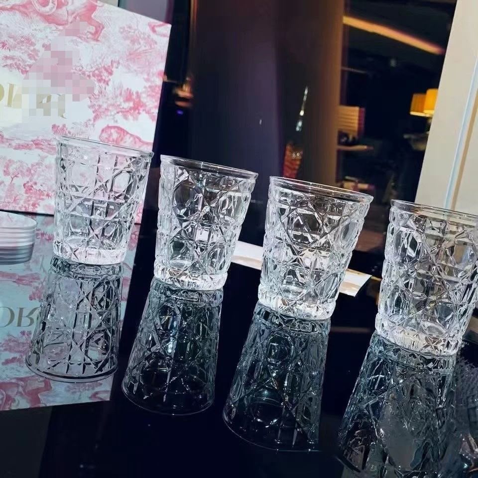Dior Juice Glass Hand Cut Lead Free Crystal Glass