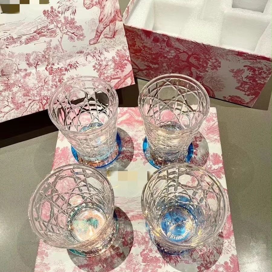 Dior Juice Glass Hand Cut Lead Free Crystal Glass