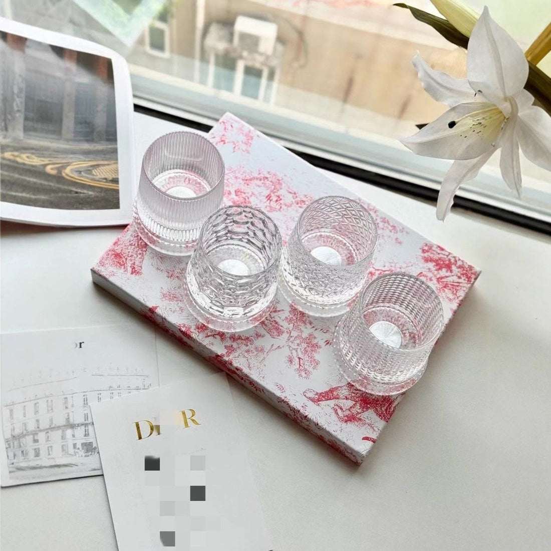 Dior Premium Crystal Glasses Set