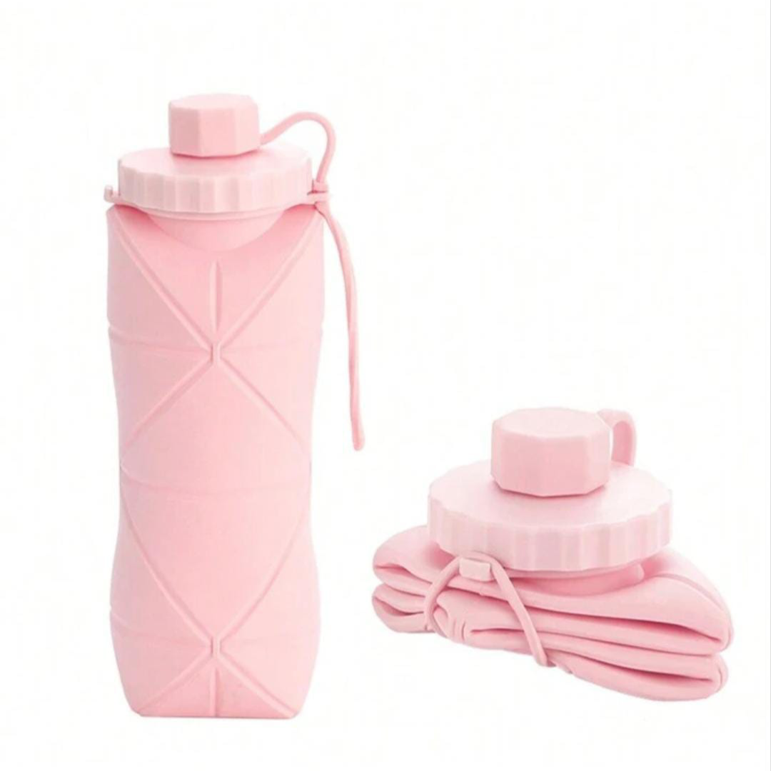 Silicone Folding Water Bottle – Collapsible & Portable