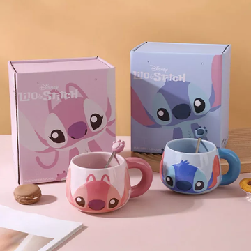 Disney Stitch & Angel Mug with Accessories Blend Gifts