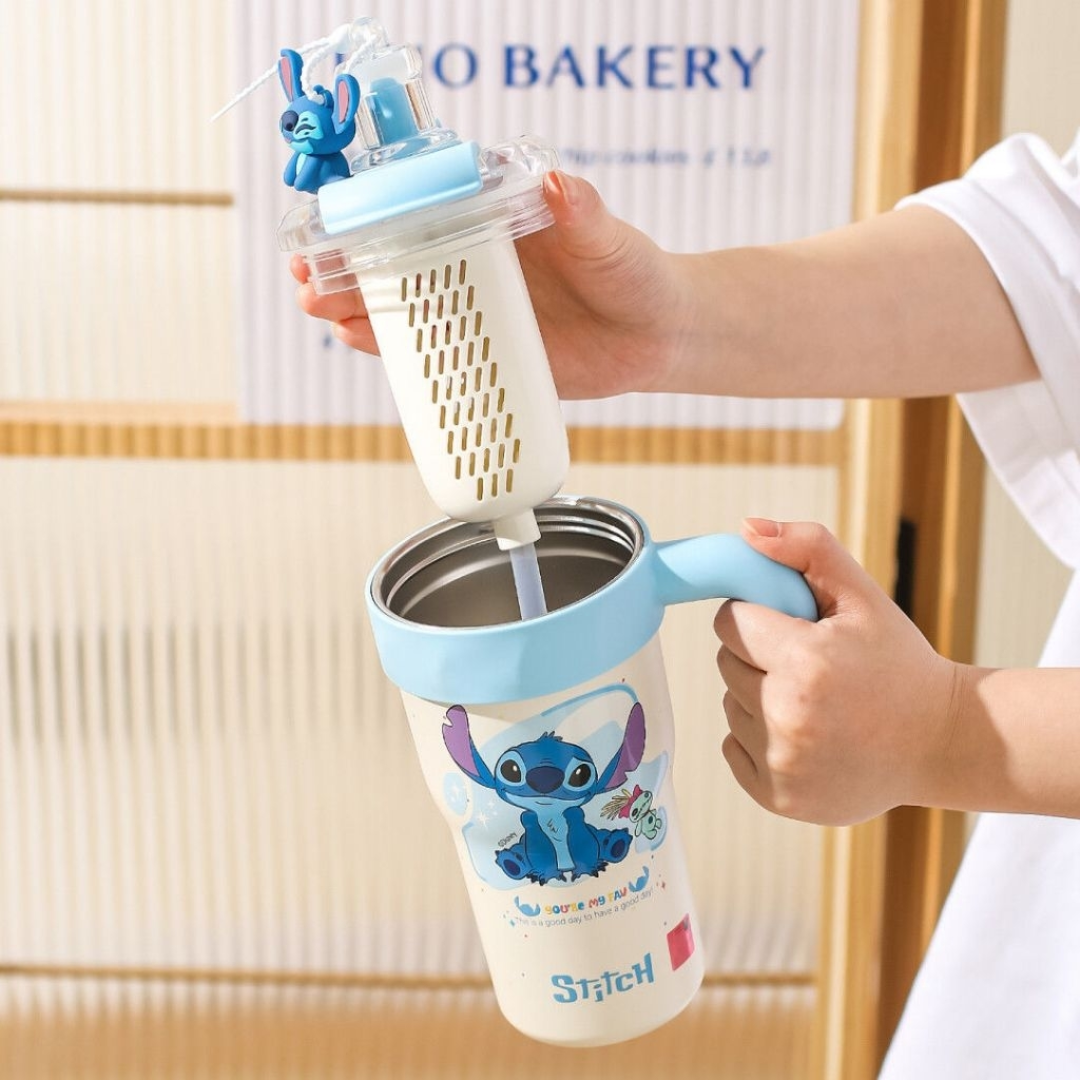 Stitch Doll Ice Cup with Gift Bag & Accessories