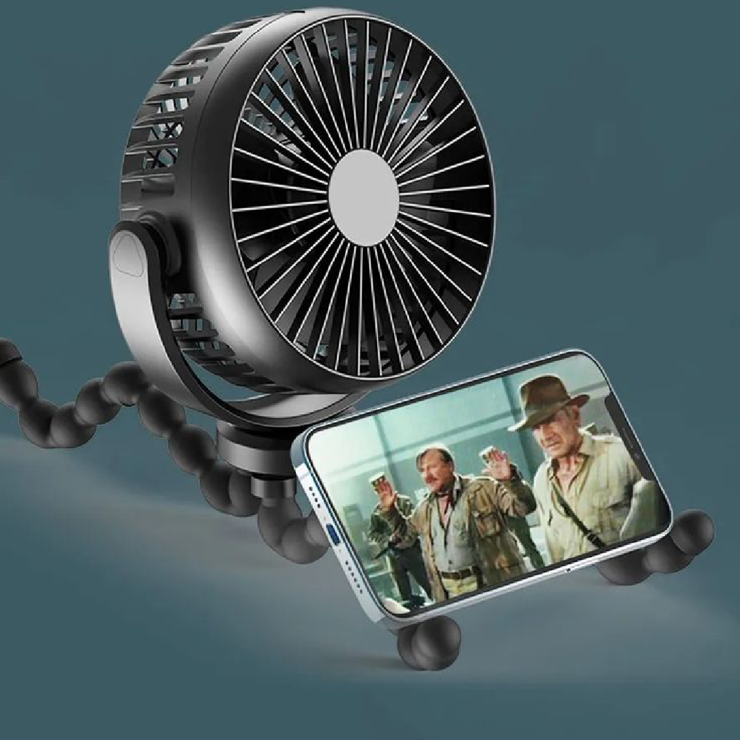 G16-1 Smart Fan – 4-inch Power with Tripod & Phone Holde