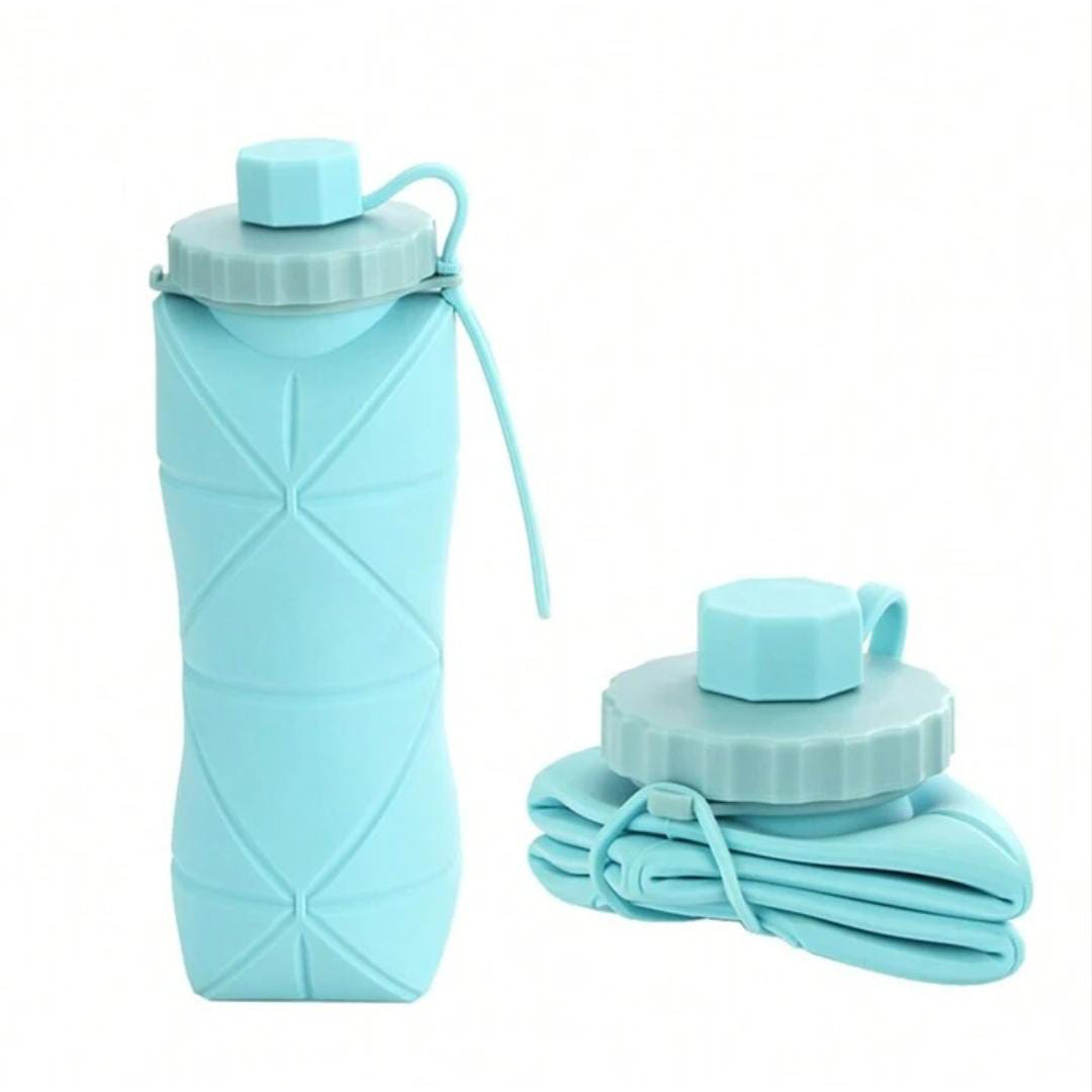 Silicone Folding Water Bottle – Collapsible & Portable