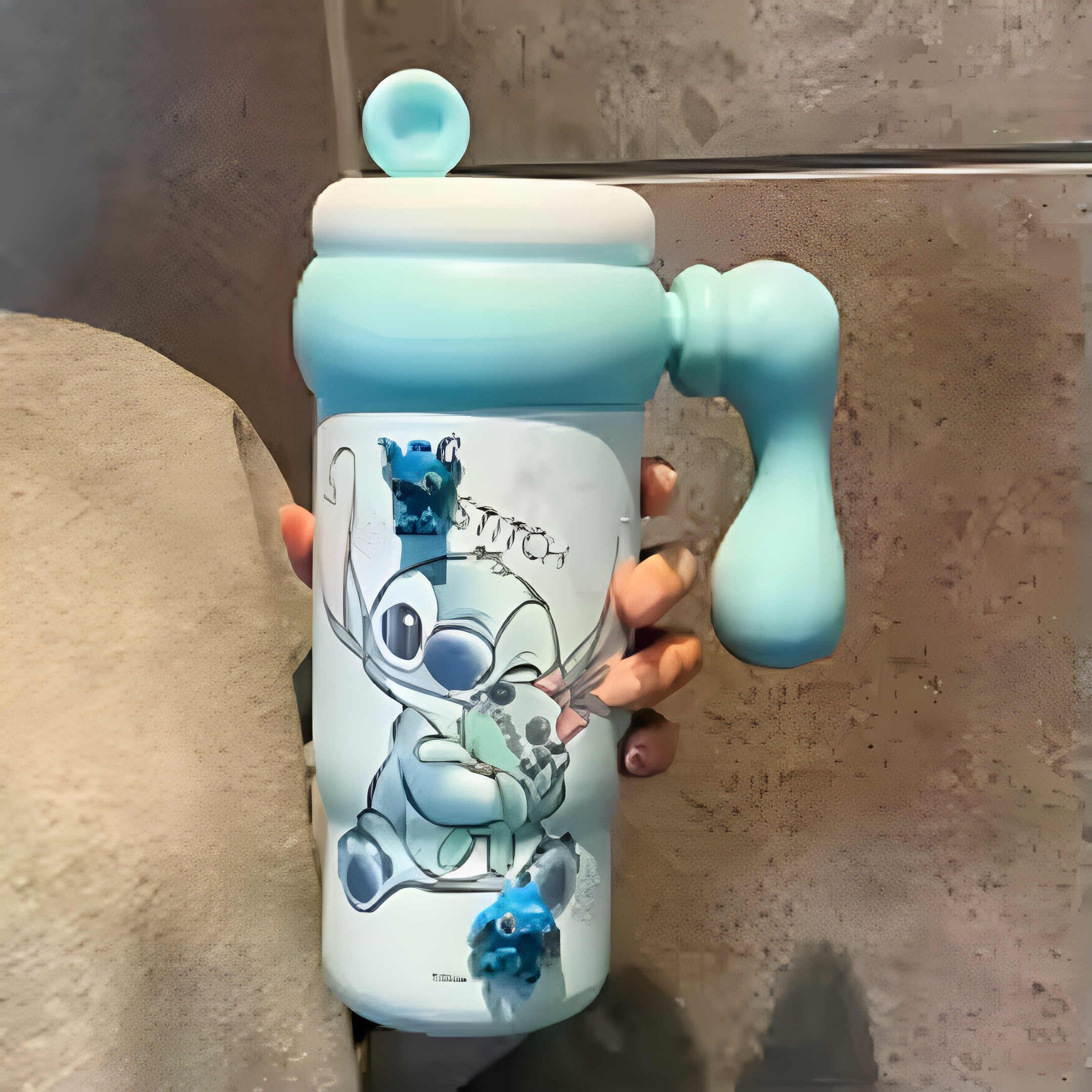 Disney Co-Branded Stitch Thermos Cup with Gift Set
