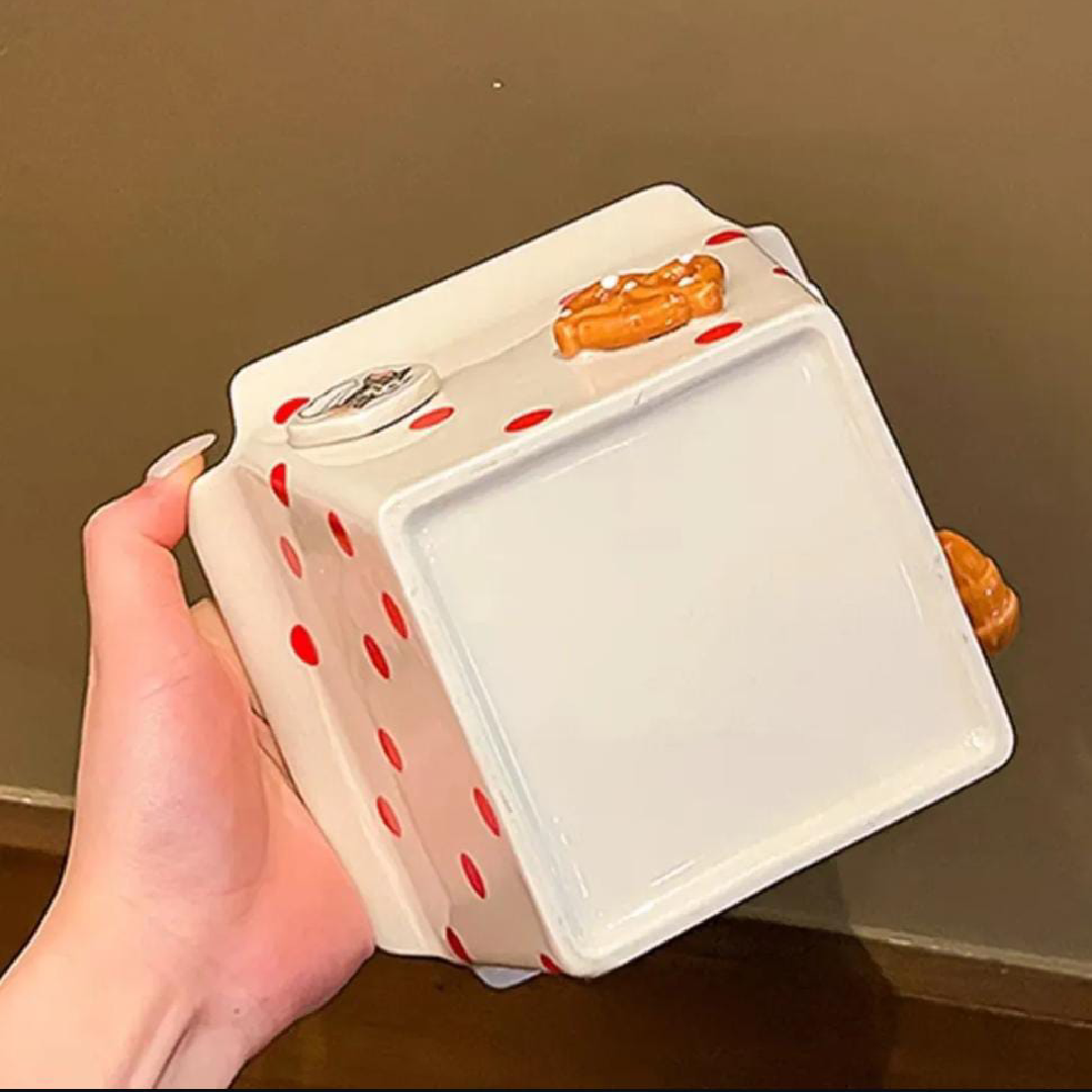 Tom & Jerry Polka Dot Ceramic Snack Bowl