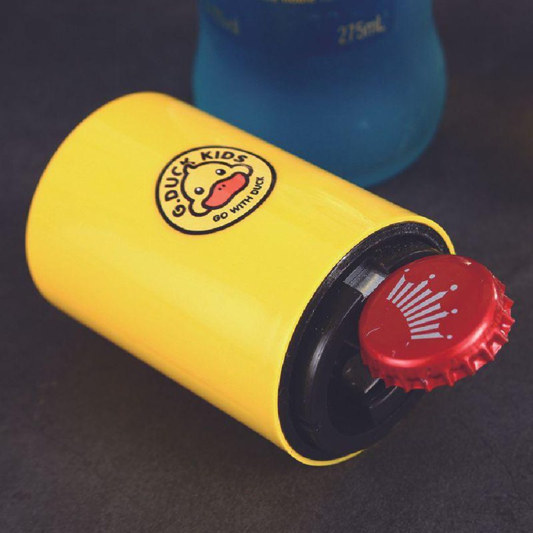 Automatic Pop-Up Can Lid Opener with Metallic Finish