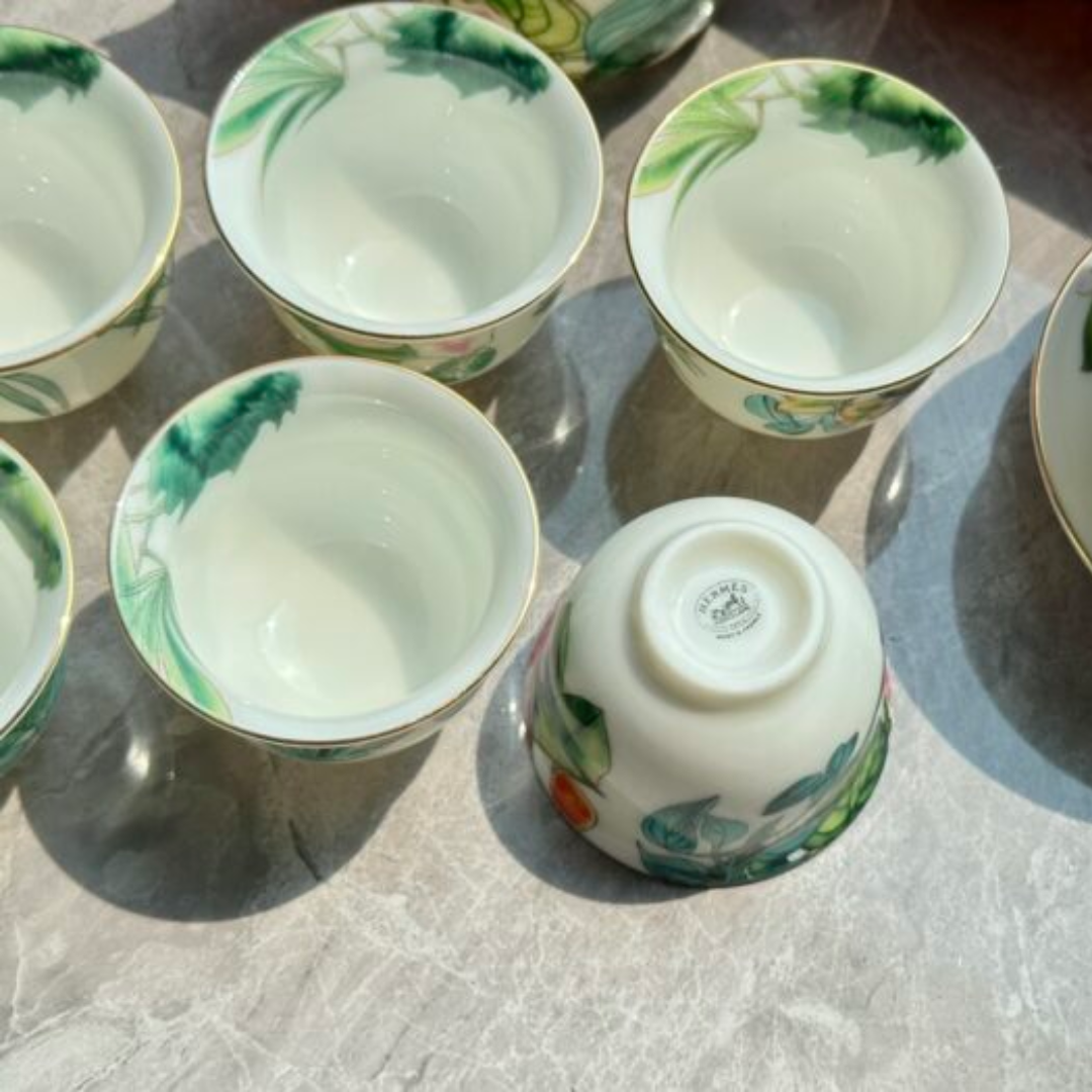 Hermès Tropical rainforest tea set