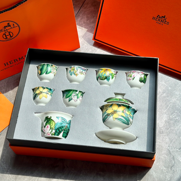 Hermès Tropical rainforest tea set