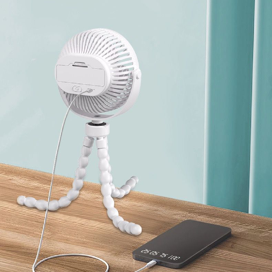 G16-1 Smart Fan – 4-inch Power with Tripod & Phone Holde