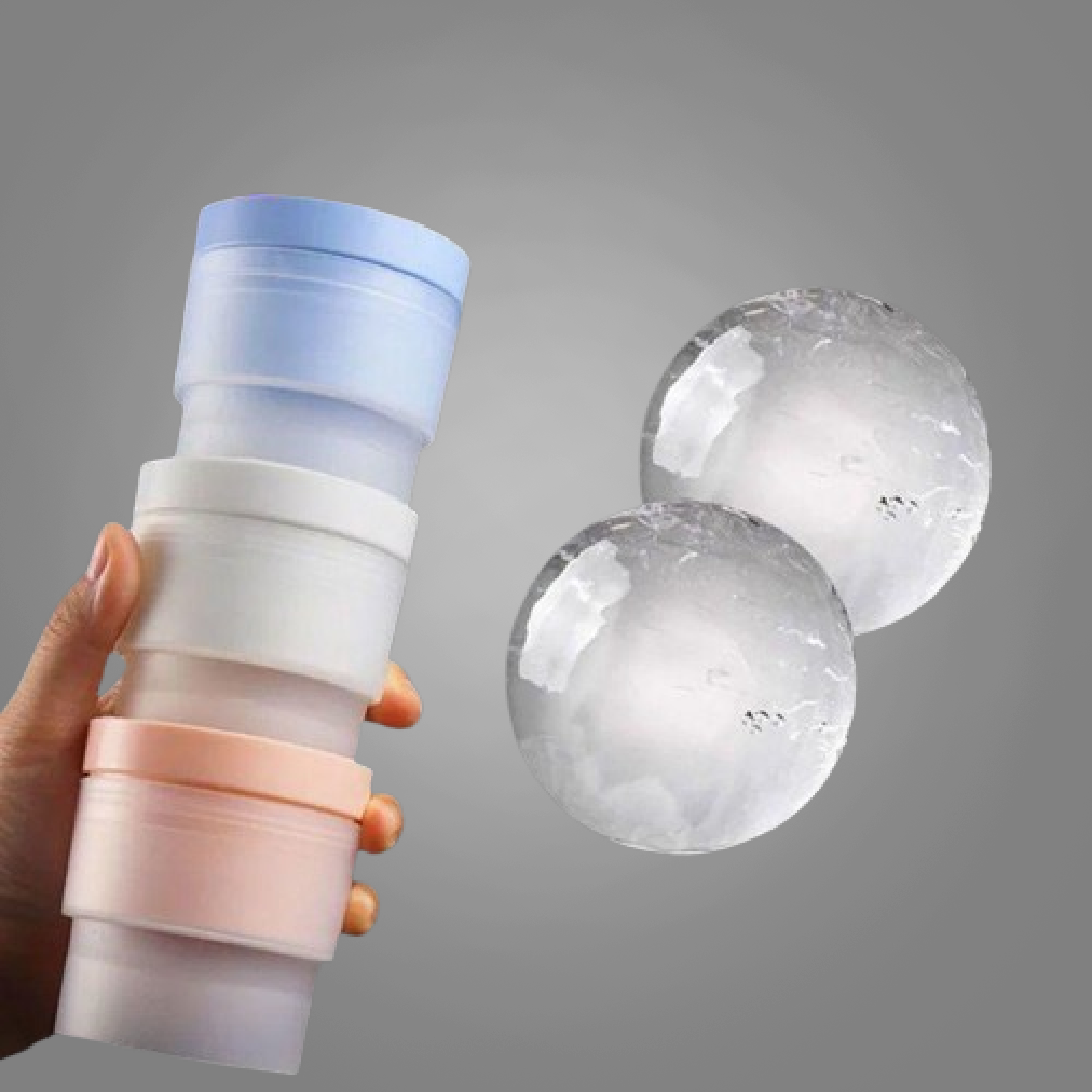 A mold for making large ice balls