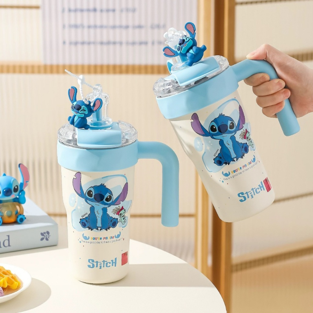 Stitch Doll Ice Cup with Gift Bag & Accessories