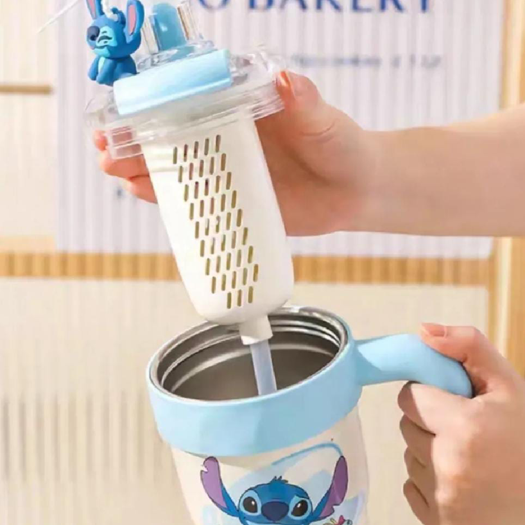 Stitch Doll Ice Cup with Gift Bag & Accessories