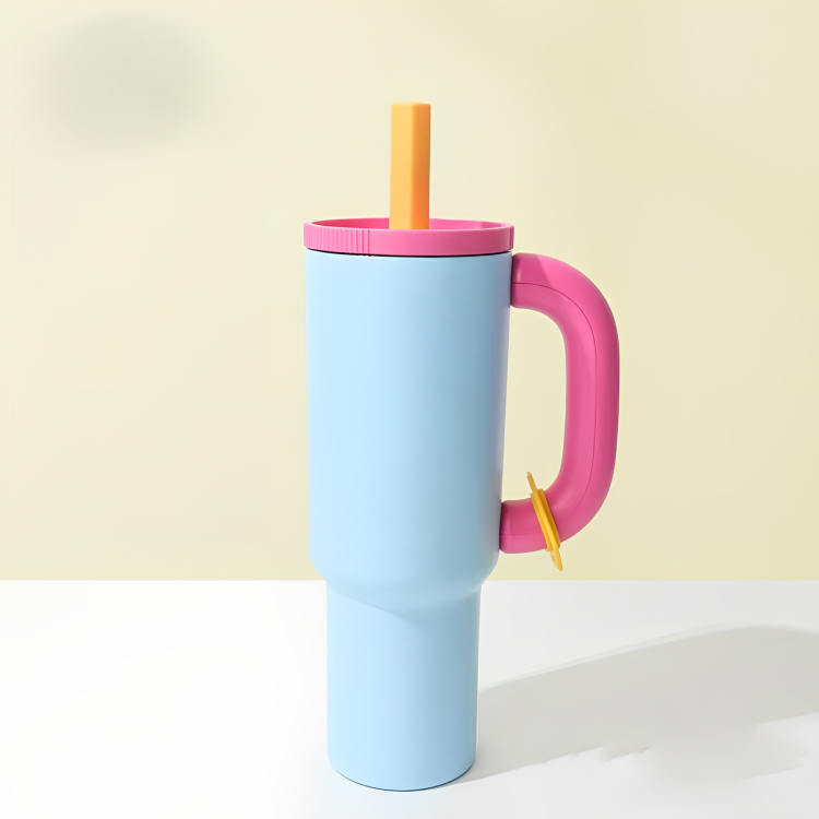 Vibrant reusable tumblers