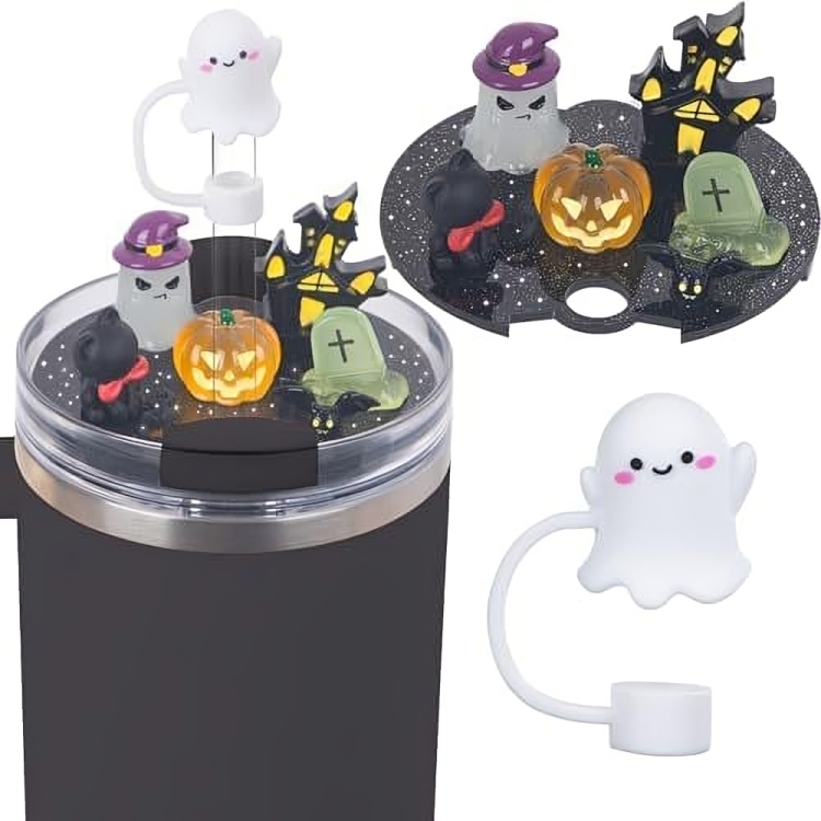 Cute Halloween-themed tumbler