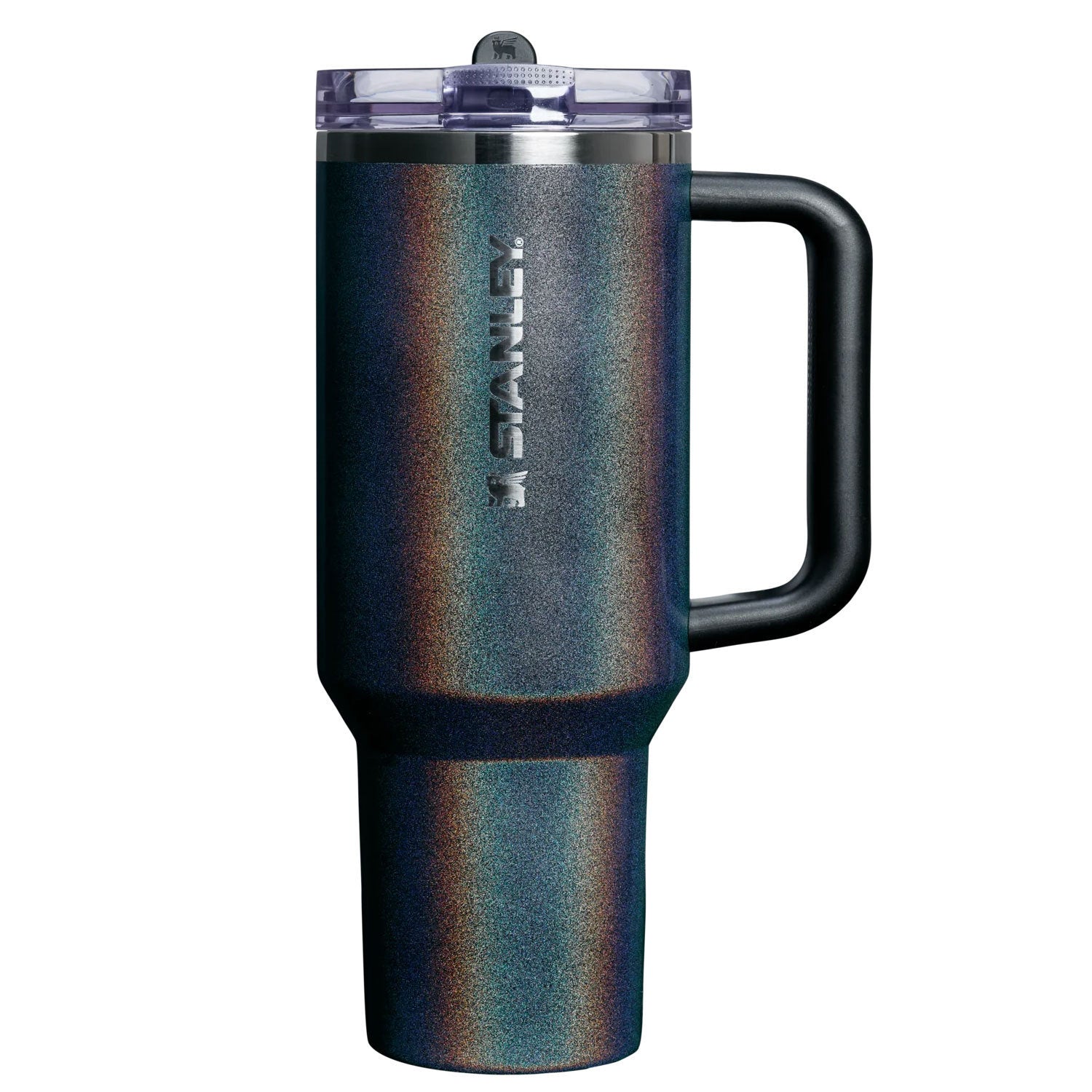 亚马逊stanley40oz三代新款防漏可拆卸折叠吸管盖不锈钢保温保冷