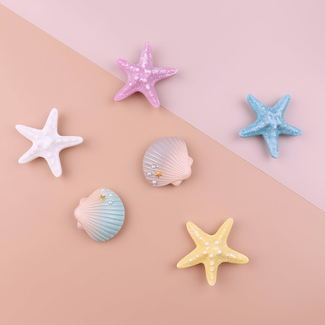 starfish and seashell charms