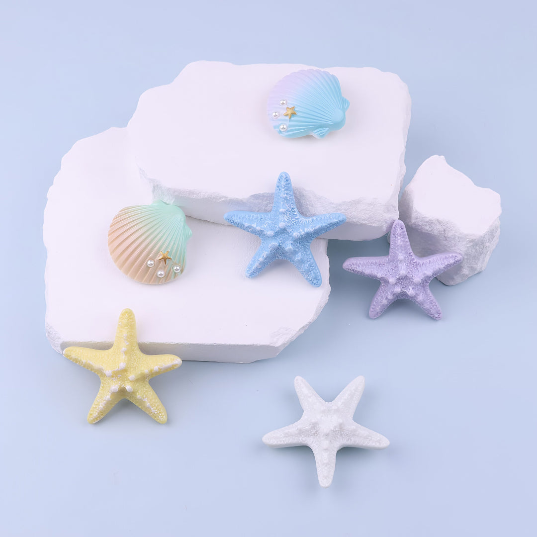starfish and seashell charms