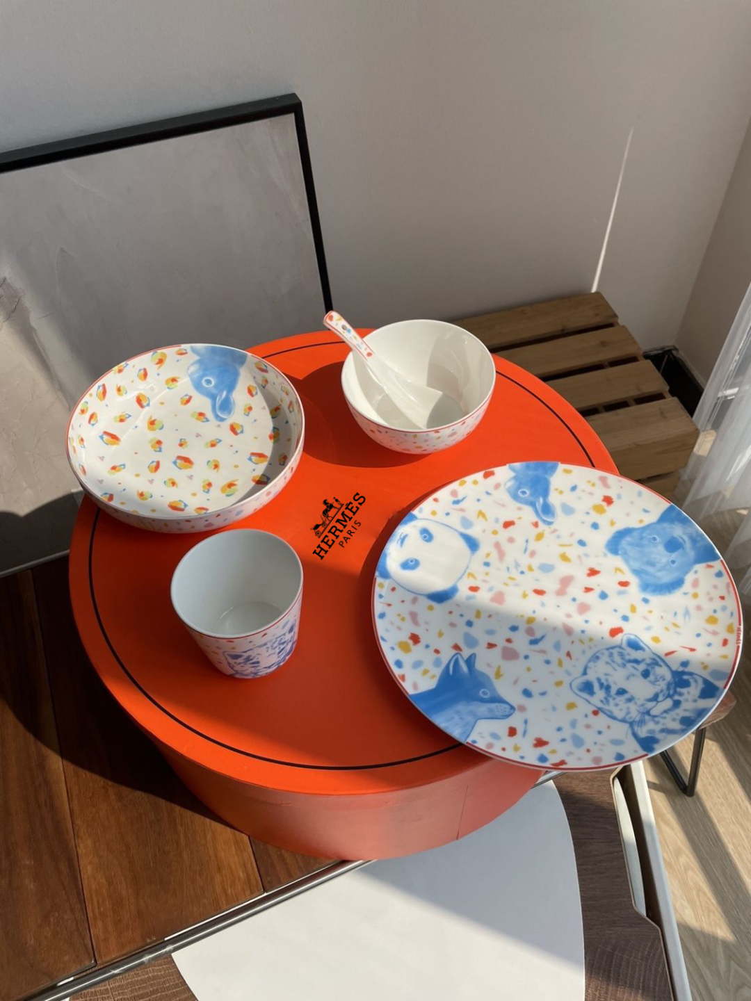 Hermès porcelain dinnerware