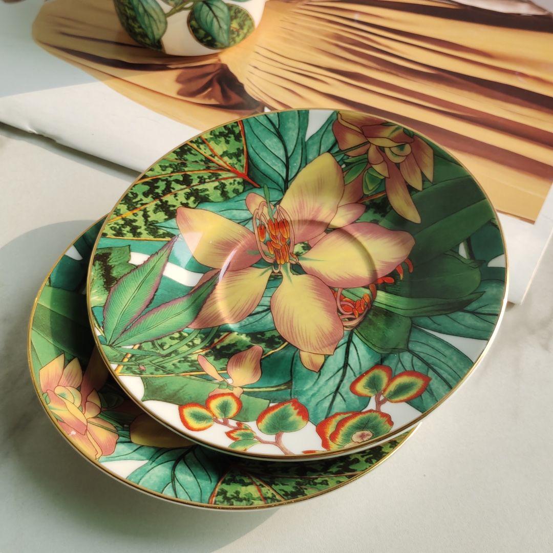 Hermès luxury floral porcelain
