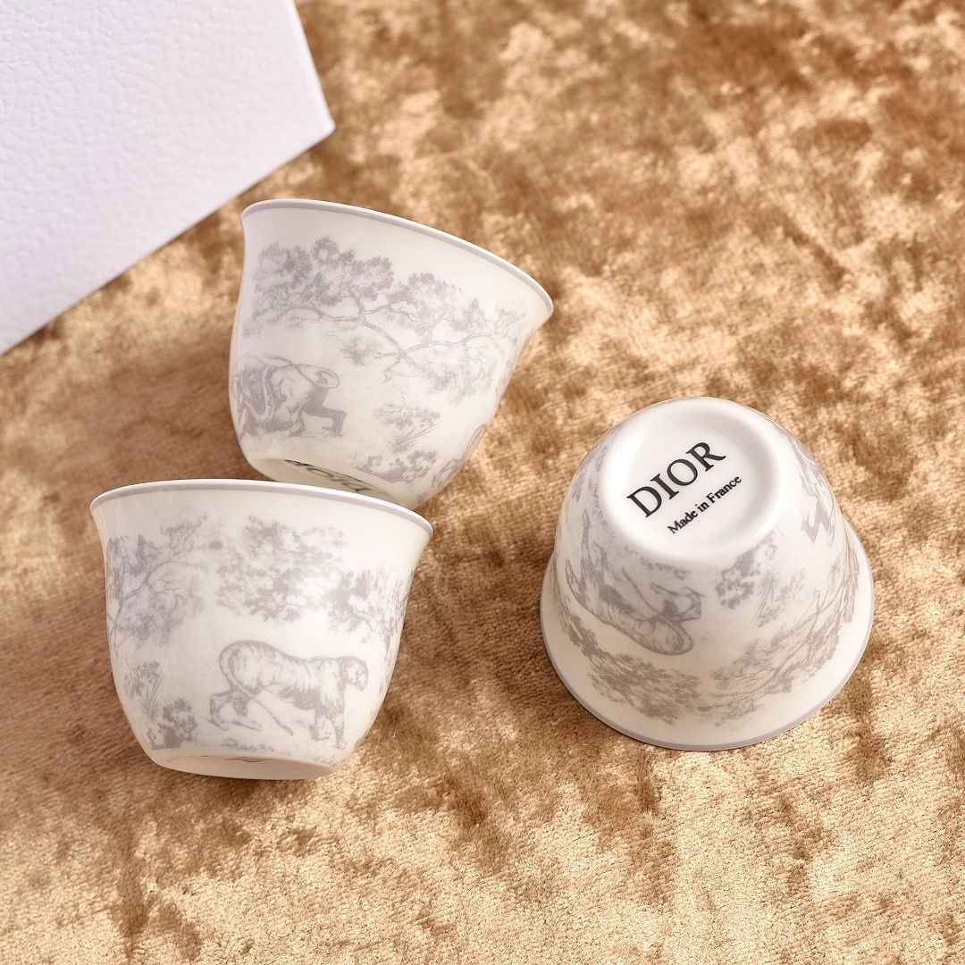 Dior porcelain espresso set
