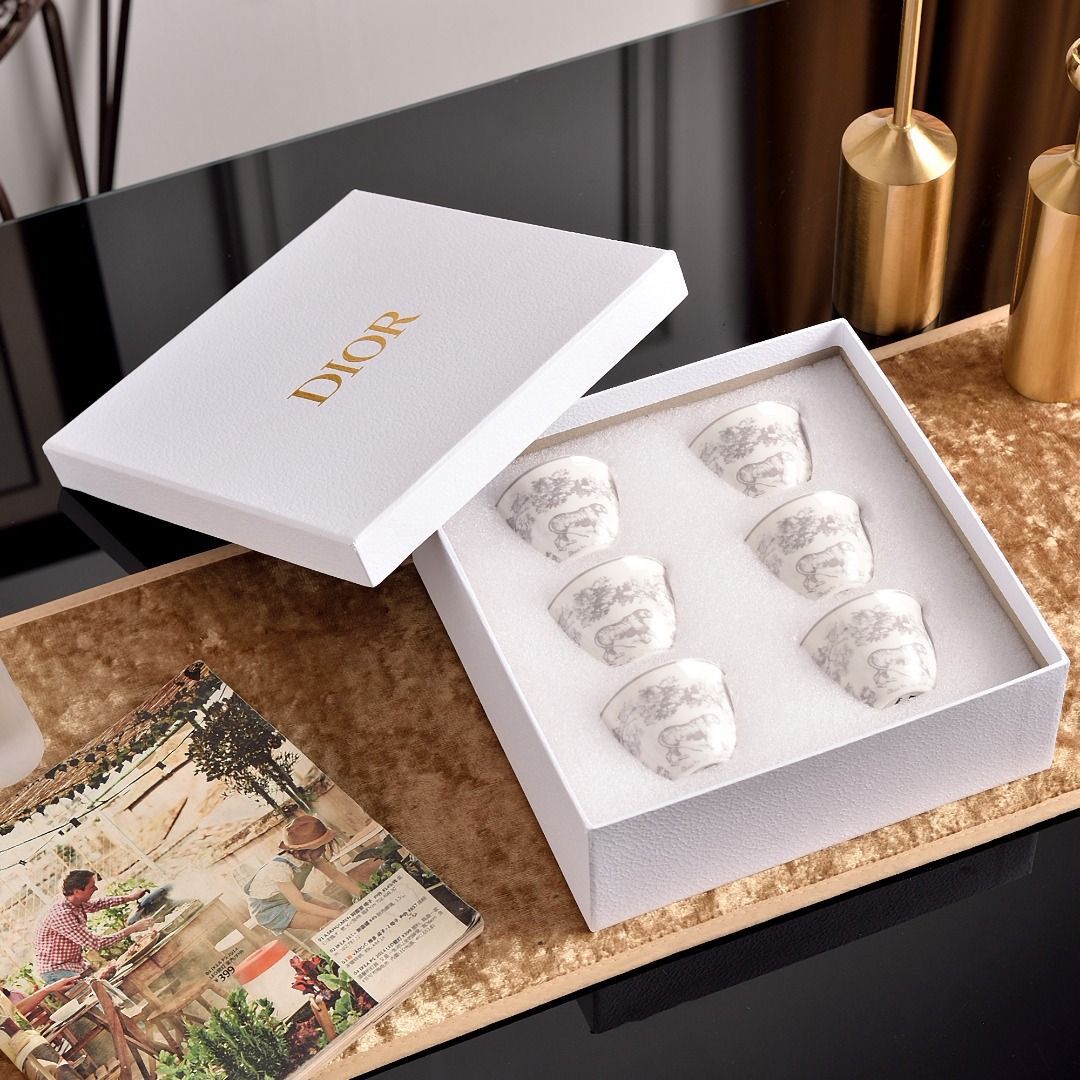 Dior porcelain espresso set