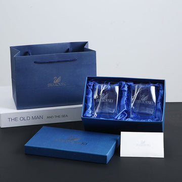 Swarovski two iridescent glass