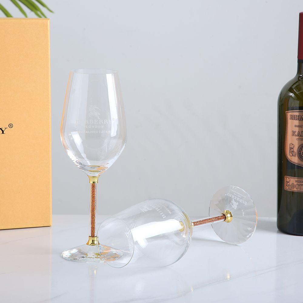 Burberry wine glasses set