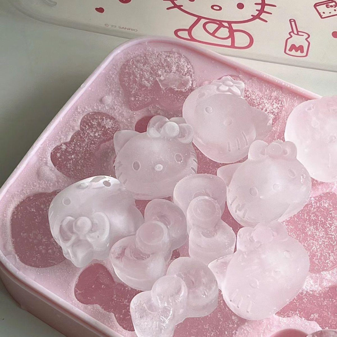 Hello Kitty-themed ice cube