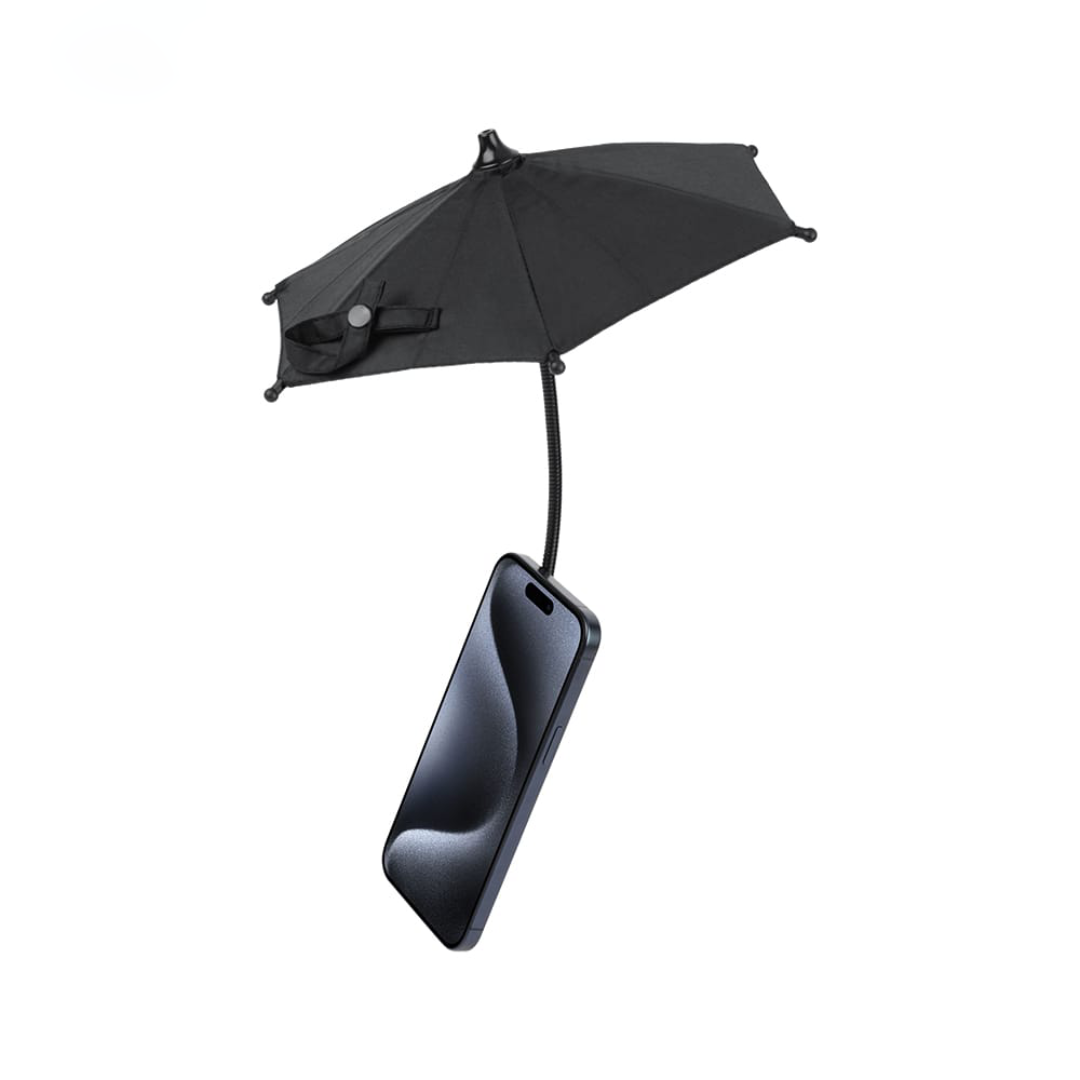 A mini umbrella phone accessory